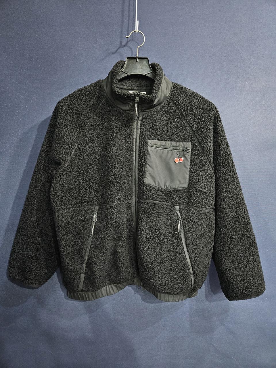 키르시 블랙컬러 남성 오버핏 95 뽀글이 자켓