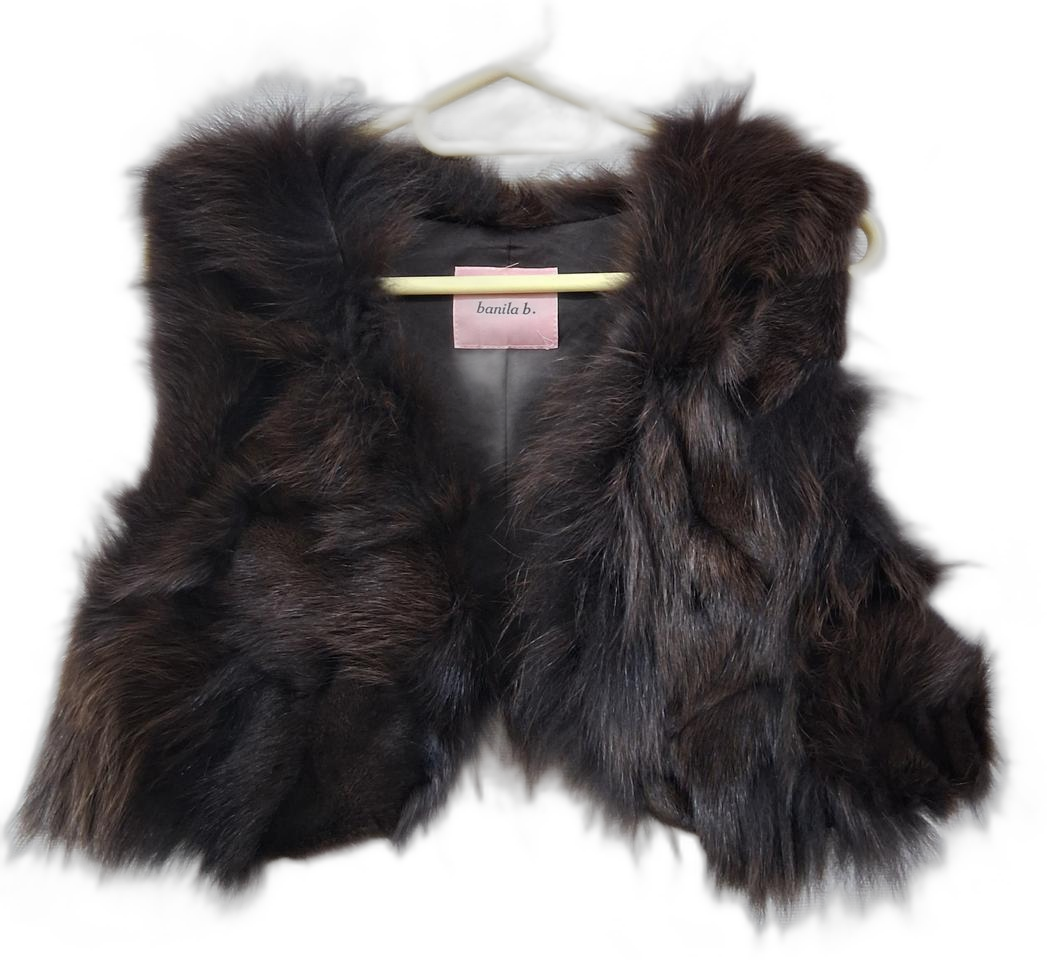 바닐라비 여우털 볼레로 S