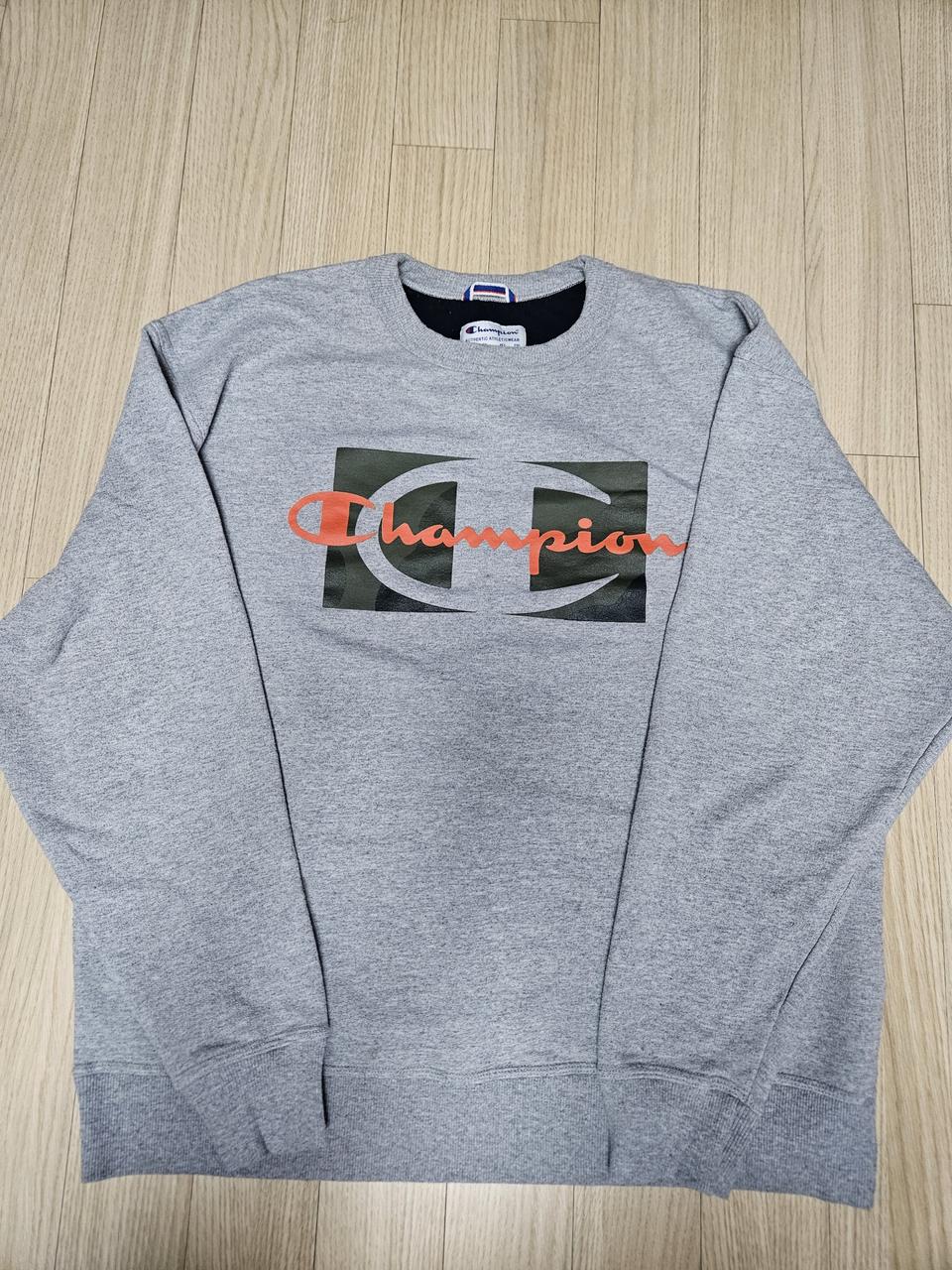 챔피온기모맨투맨 XL회색