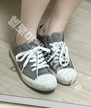 막.할) 컨버스 스니커즈 250/Gray (착샷O)