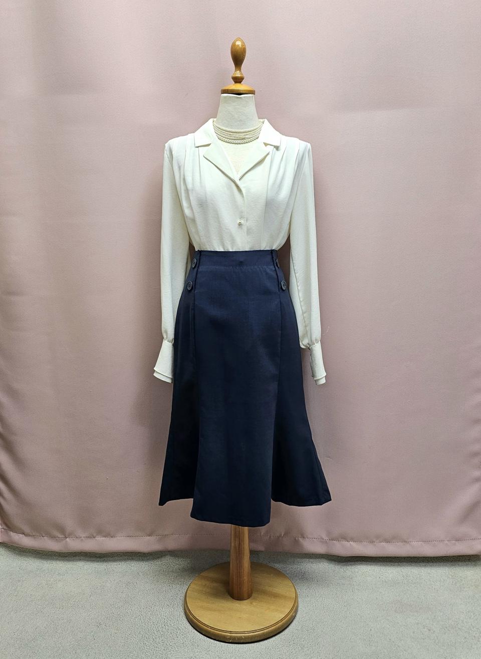 미샤 이태리 울 머메이드 스커트