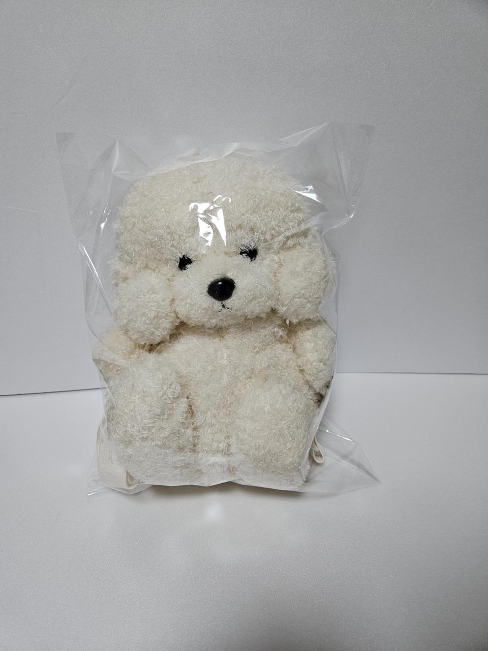 강아지 백팩 가방 인형 비숑