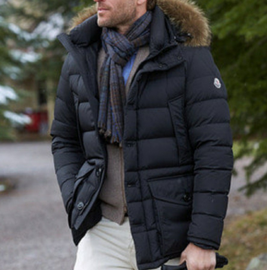 몽클 클루니 구스다운 남성 패딩