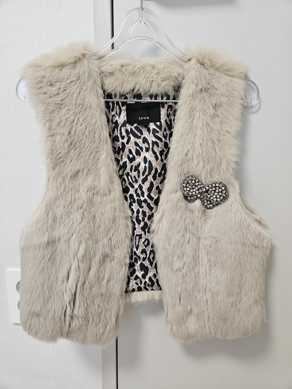 토끼털 조끼 55~66