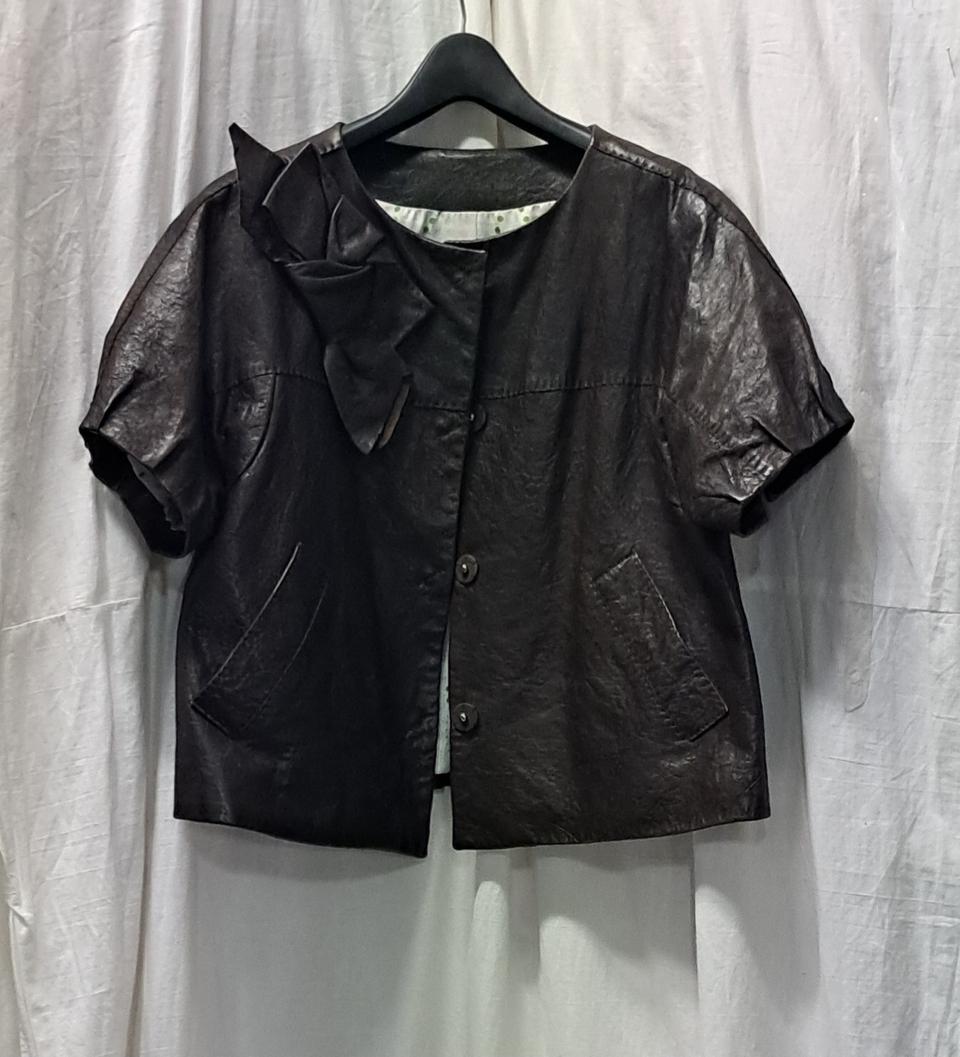 양가죽 숏 자켓