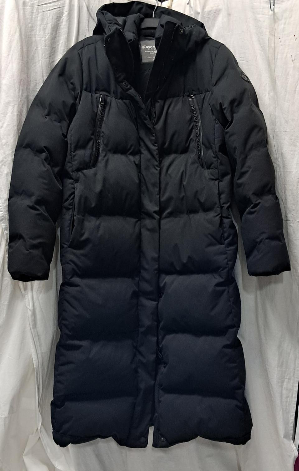 디스커버리 롱패딩 90