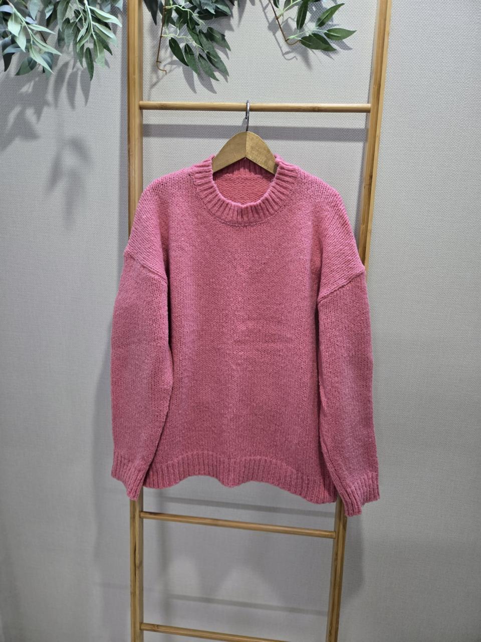 예쁜 핑크 빅사이즈 니트