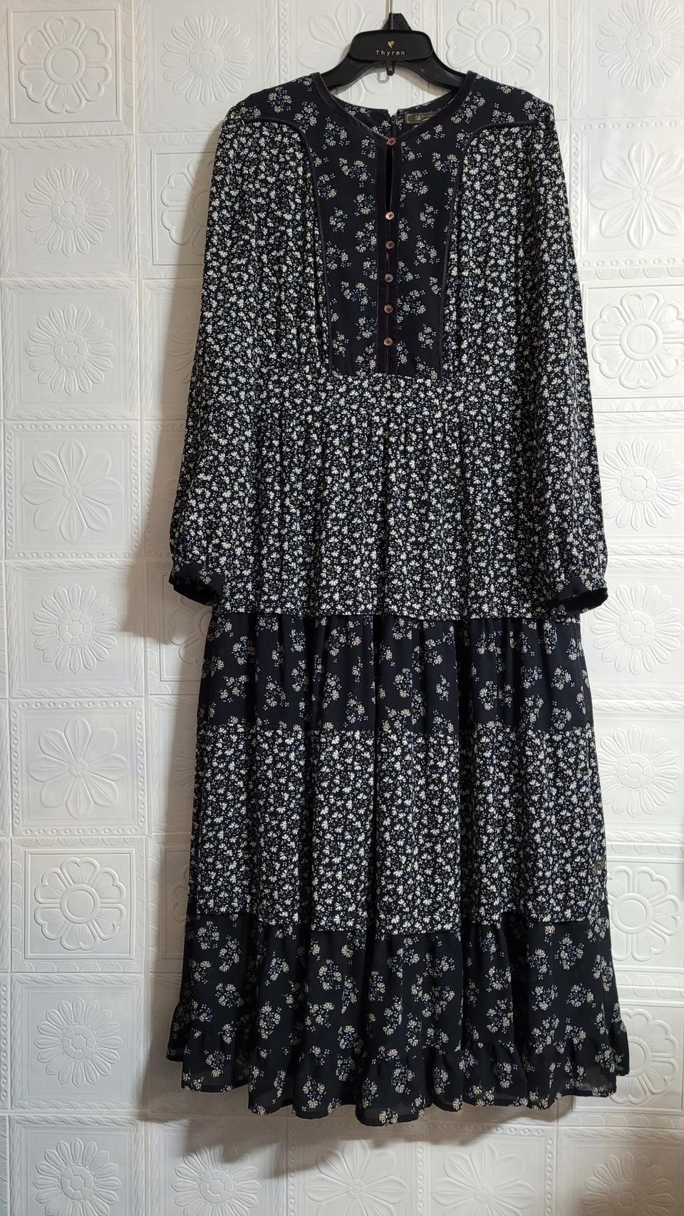 (길이 수선)써스데이아일랜드 기모 롱원피스