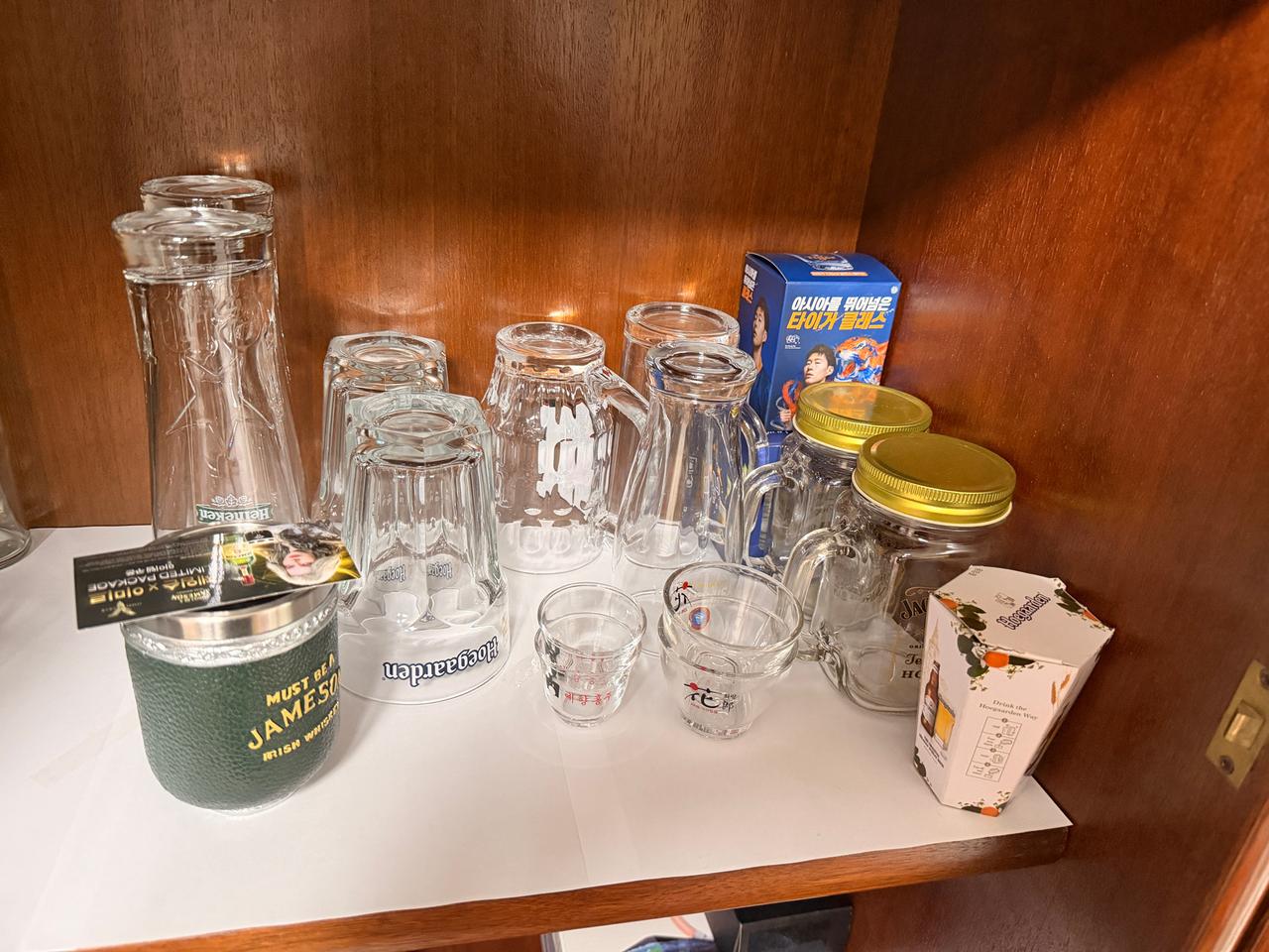 호가든, 잭다니엘허니, 짐빔, 하이네켄 등 잔 일괄판매