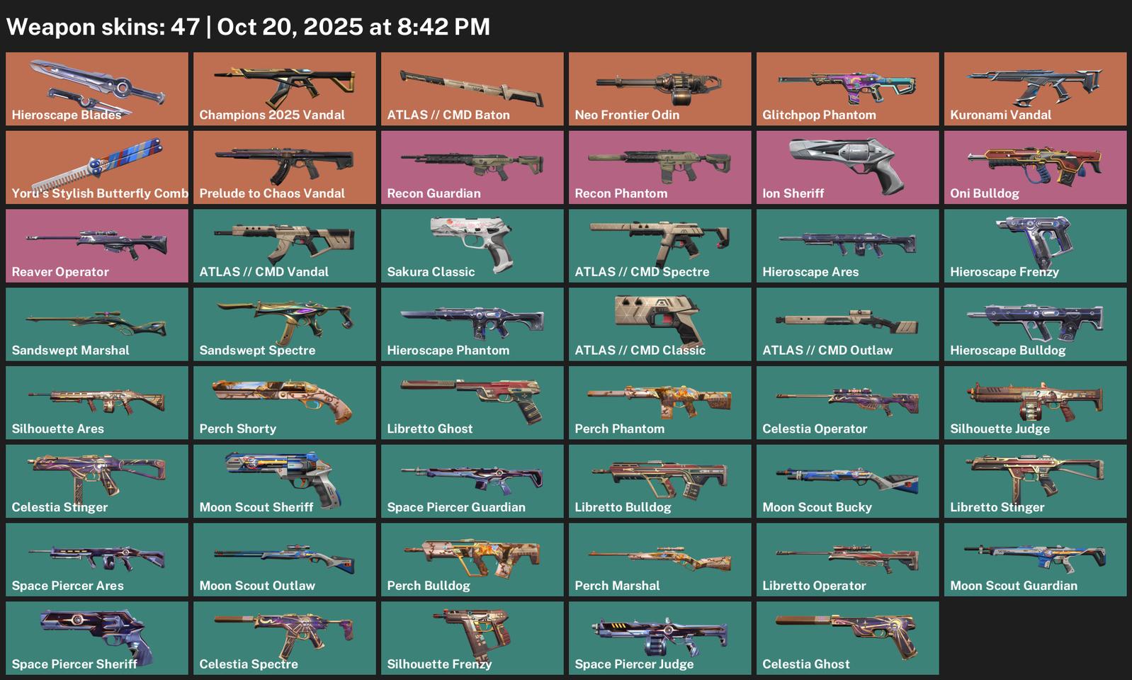 발로란트 중스펙 계정