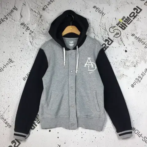 나이키 NIKE 여성 후드 야구잠바 라이트 그레이 90 2300203