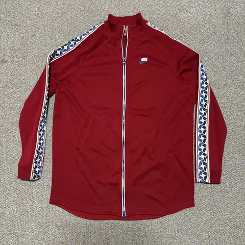 L 나이키 테이프 트랙자켓 트랙탑