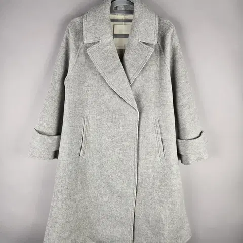 [무료배송]데코 S 여성 오버핏 울 혼방 A라인 코트