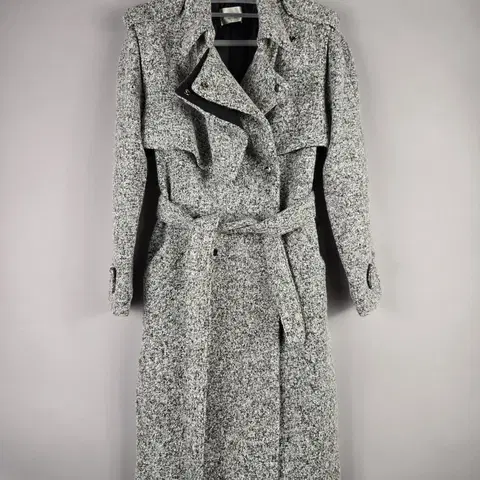 [무료배송]스텔라베리 F 여성 모직 느낌 벨트 트렌치 코트