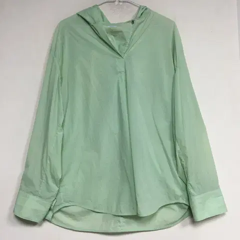 더캐시미어 나일론 후드 블라우스 55