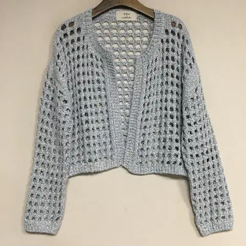 23 오즈세컨 샬롯모라스 짜임 가디건 55