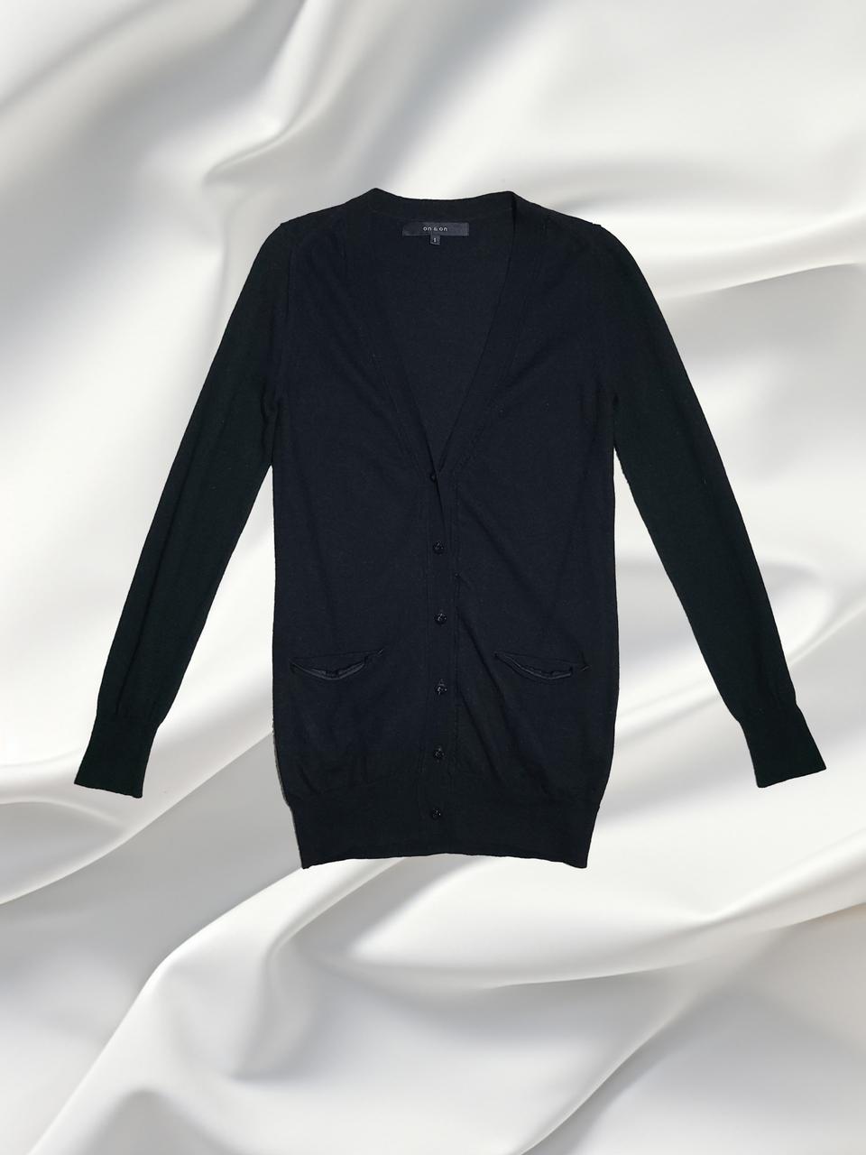 ON & ON 블랙 기본 가디건 / 데일리 니트 가디건