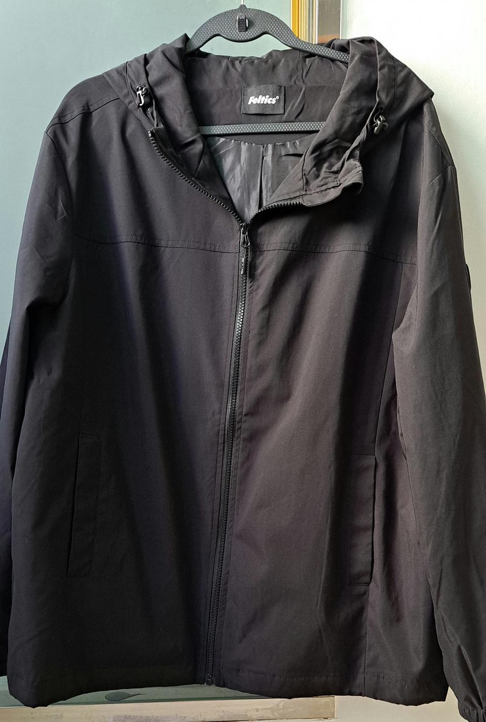 "Felitics" 후드 바람막이 110 - 블랙