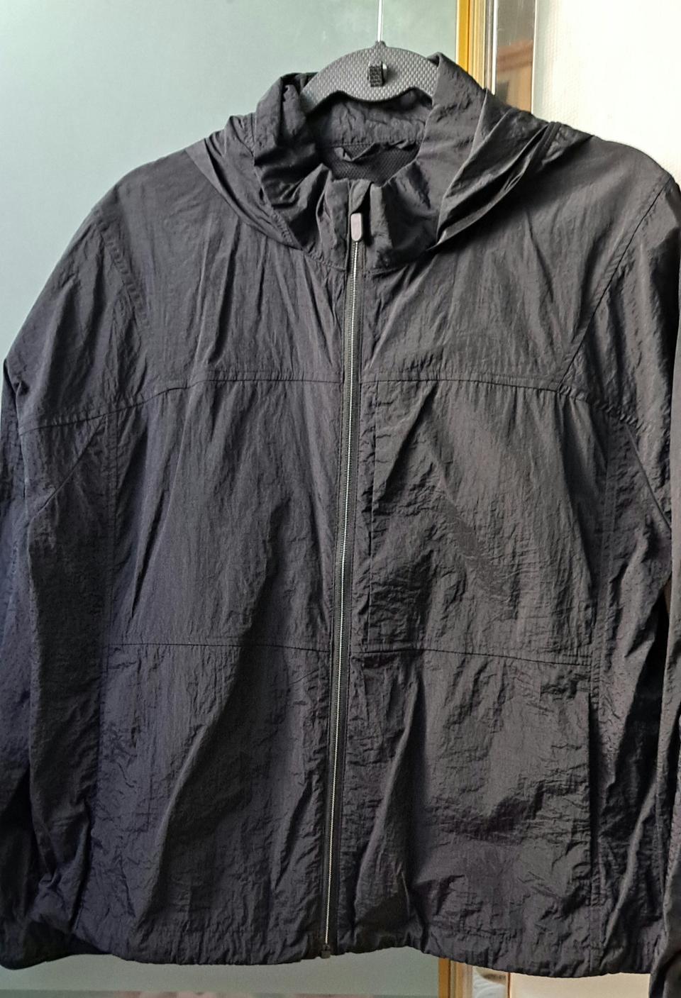 간절기 후드 바람막이 - 100(블랙)