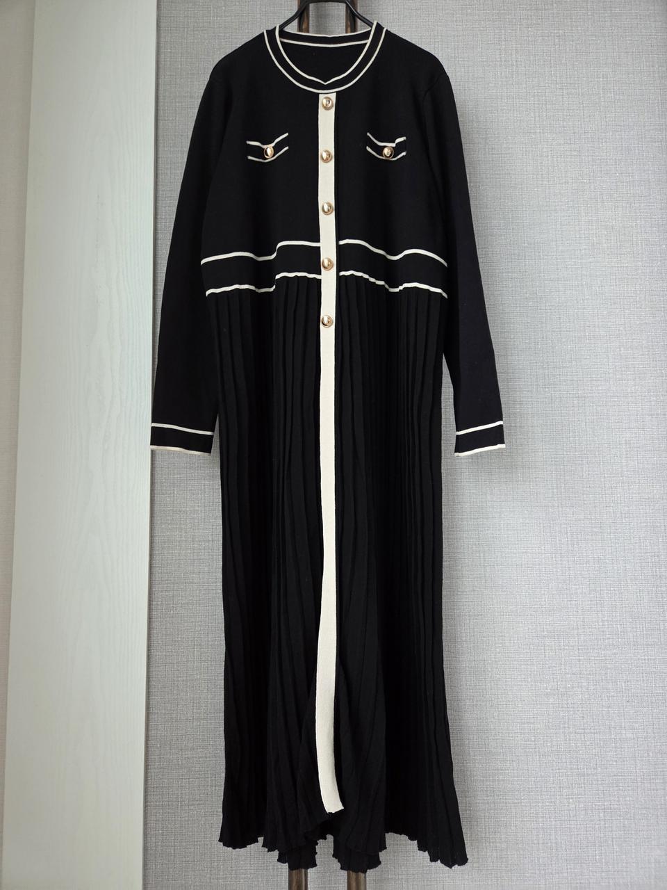 플리츠 니트롱원피스