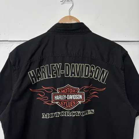 할리 데이비슨 플레임 반팔 셔츠