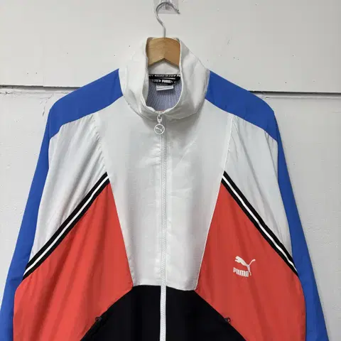 푸마 레트로 컬러블록 트랙 자켓