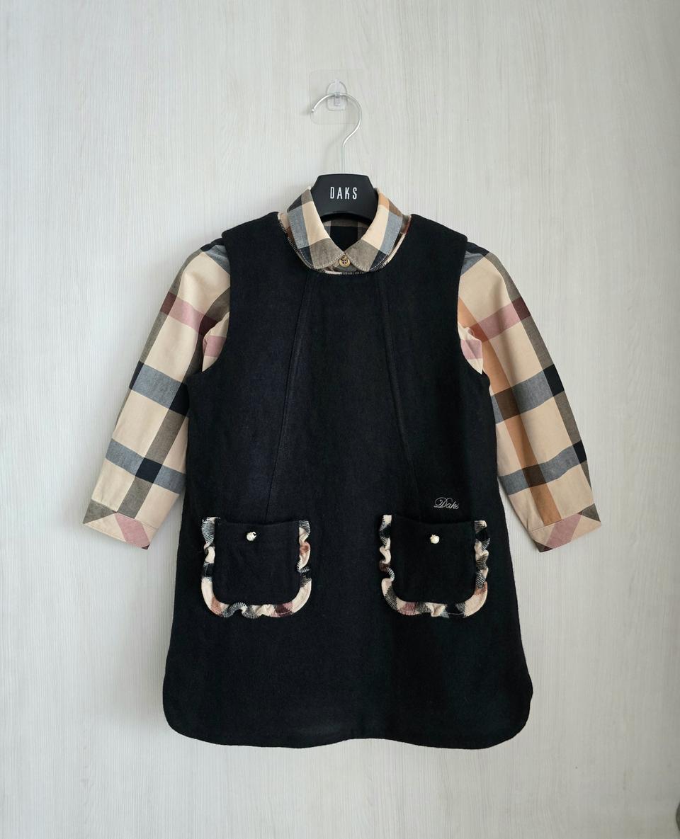 닥스키즈 블라우스 모직 원피스세트 100-110사이즈