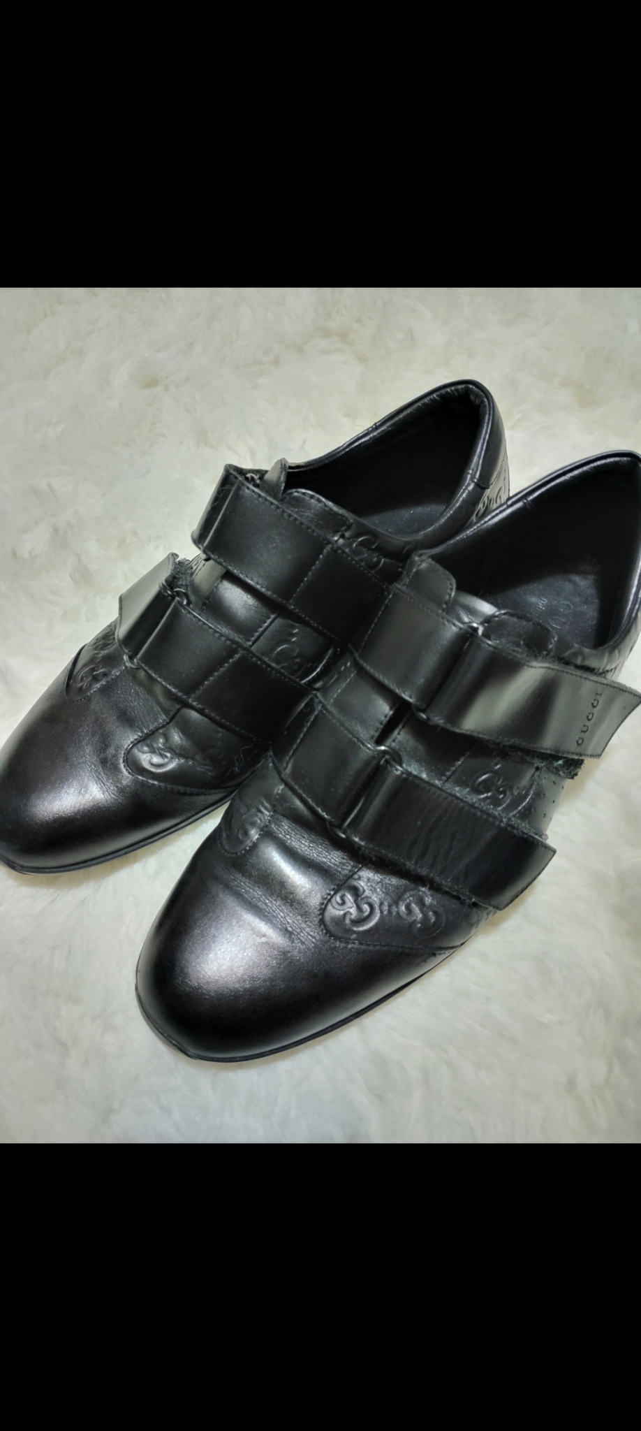 구찌 벨크로 남성스니커즈40(정품)