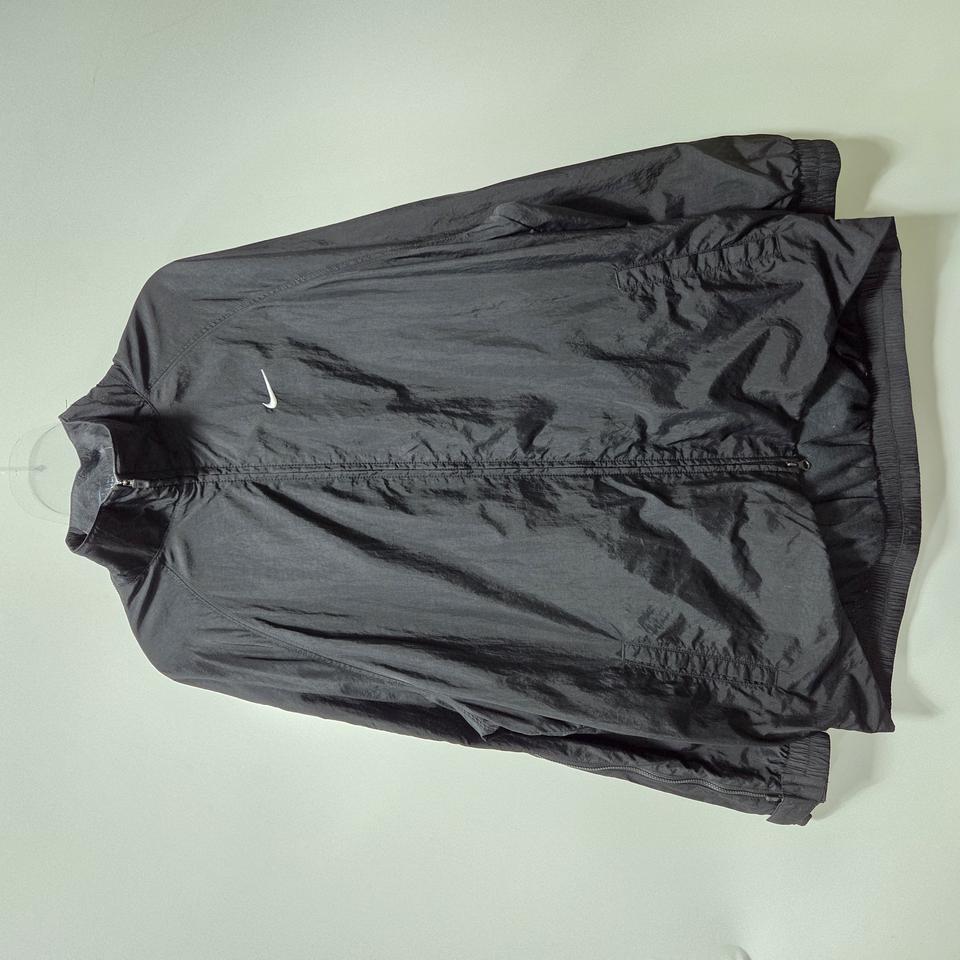 나이키 블랙 스우시 우븐 바람막이 자켓 M 25110309