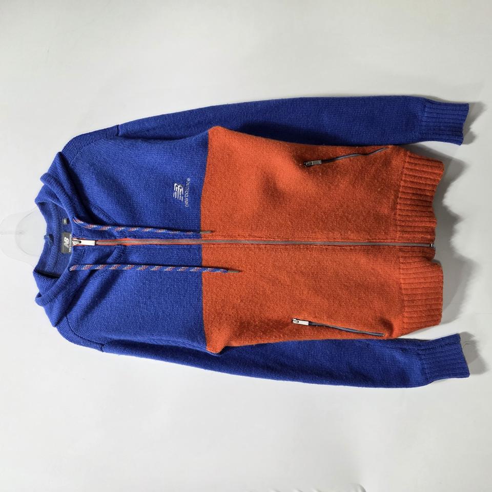 뉴발란스 컬러 블록 니트 후드 집업 95 25110313