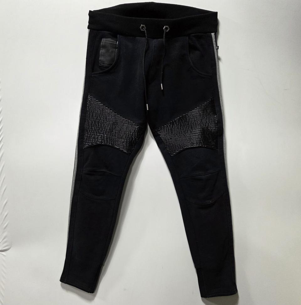 필립 플레인 블랙 슬림핏 조거 트랙 팬츠 50 25110319