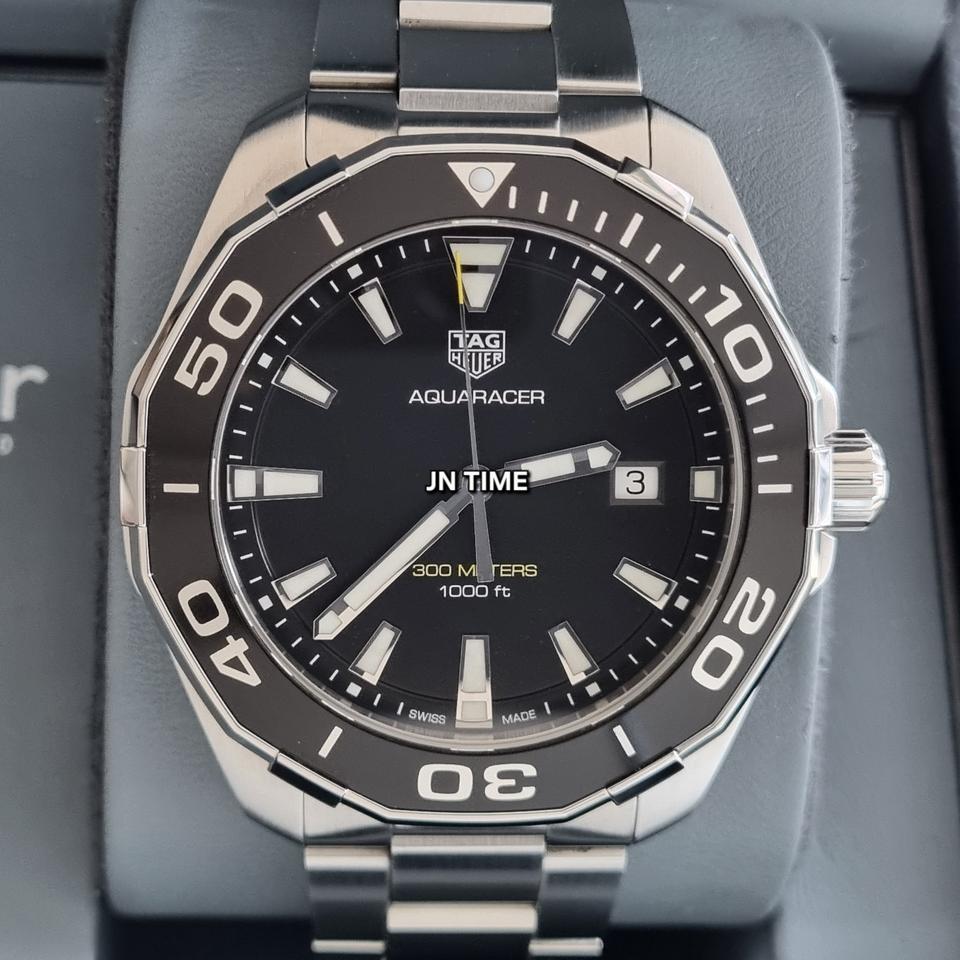 태그호이어 아쿠아레이서 쿼츠 검판 43mm WAY101A(2020년식)