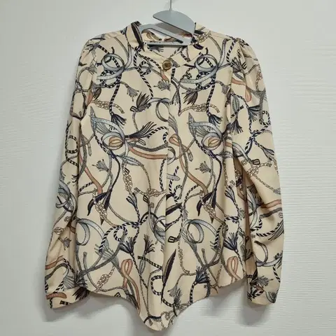 마랑 로프 패턴 블라우스