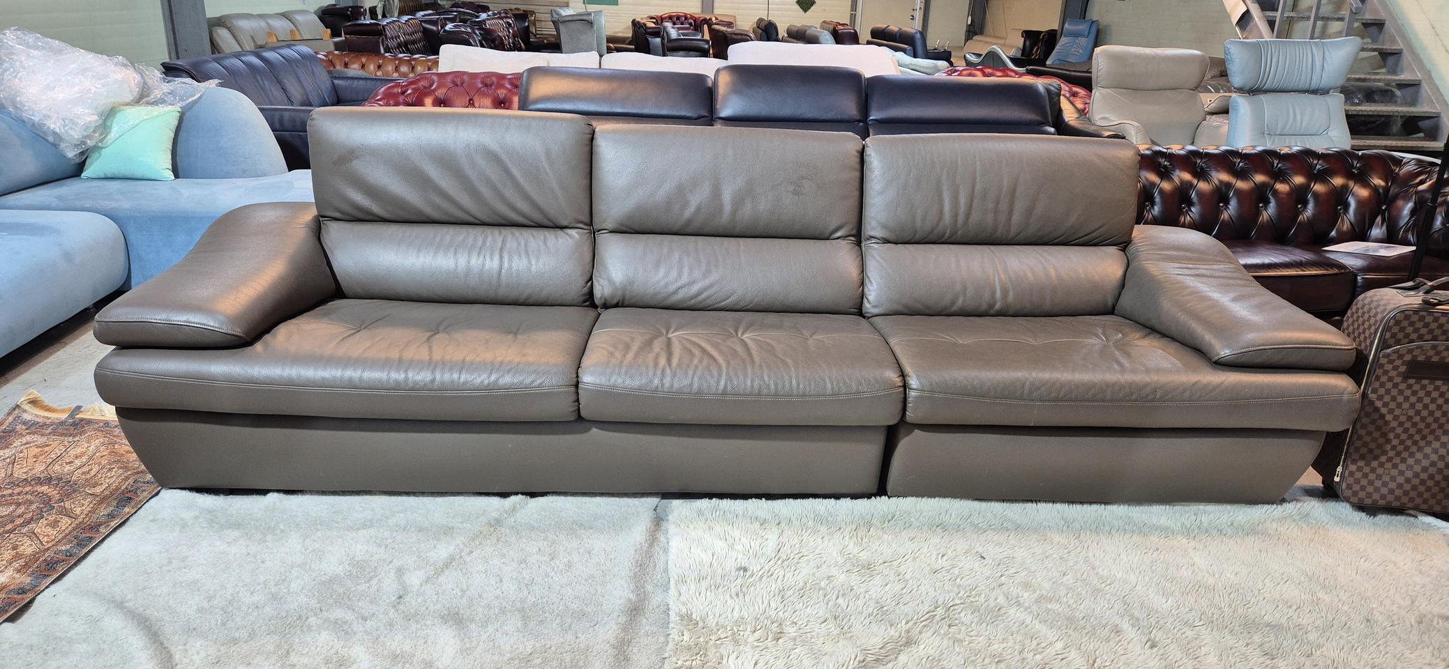 자코모 슈렁큰 천연가죽 4인 소파 서울경기(근거리)무료배송