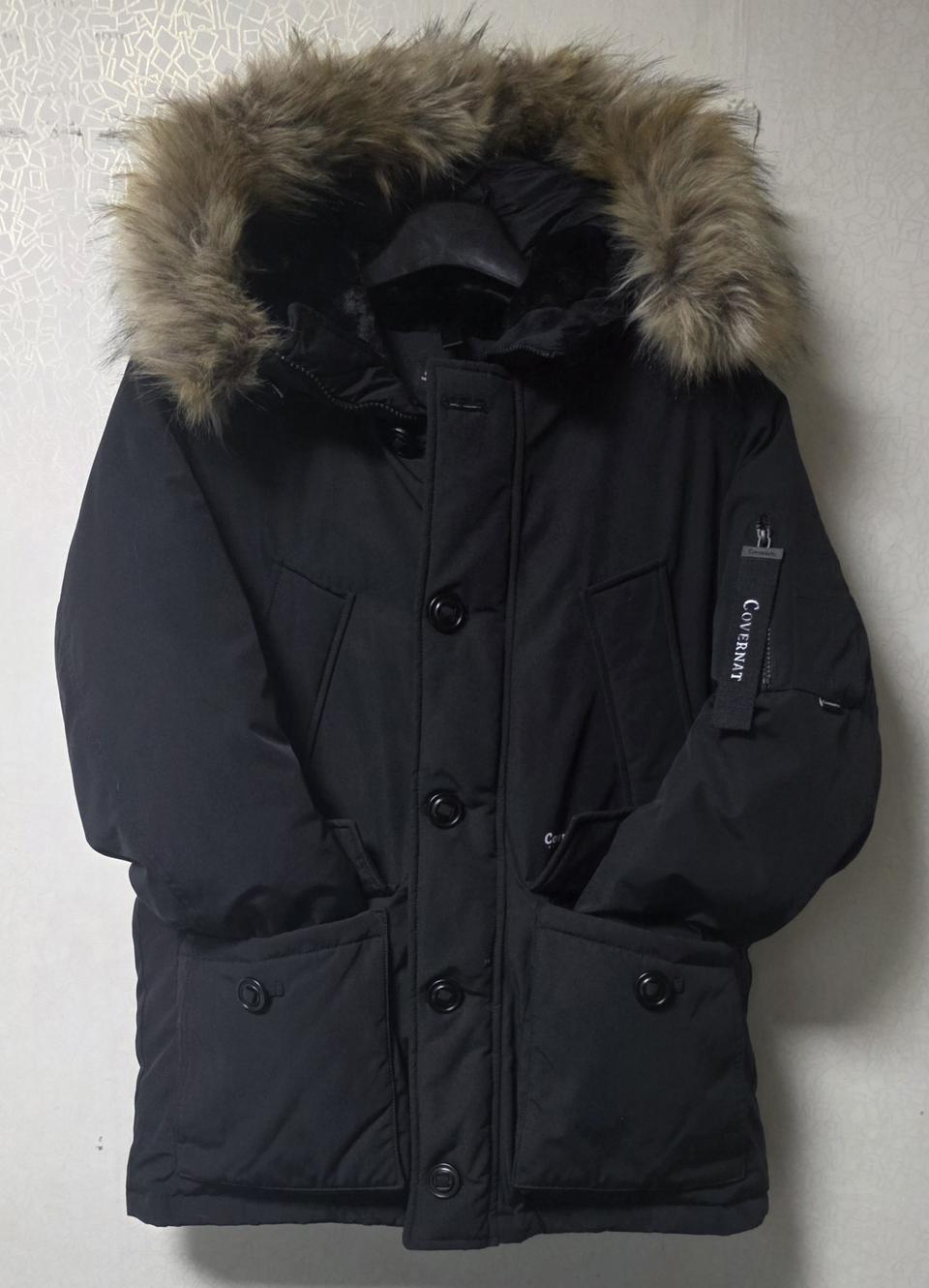 커버낫 COVERNAT 덕다운 야상패딩 헤비다운 남성 M(95~100)