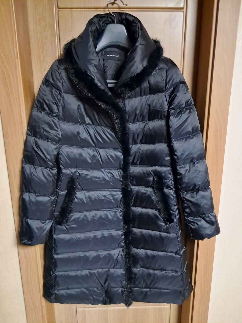 베스띠벨리 밍크퍼 롱패딩 55