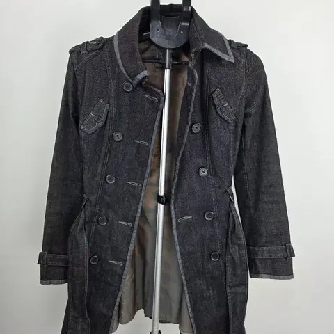 AX 아르마니 익스체인지 데님 트렌치 코트 XS/ 상태 좋음