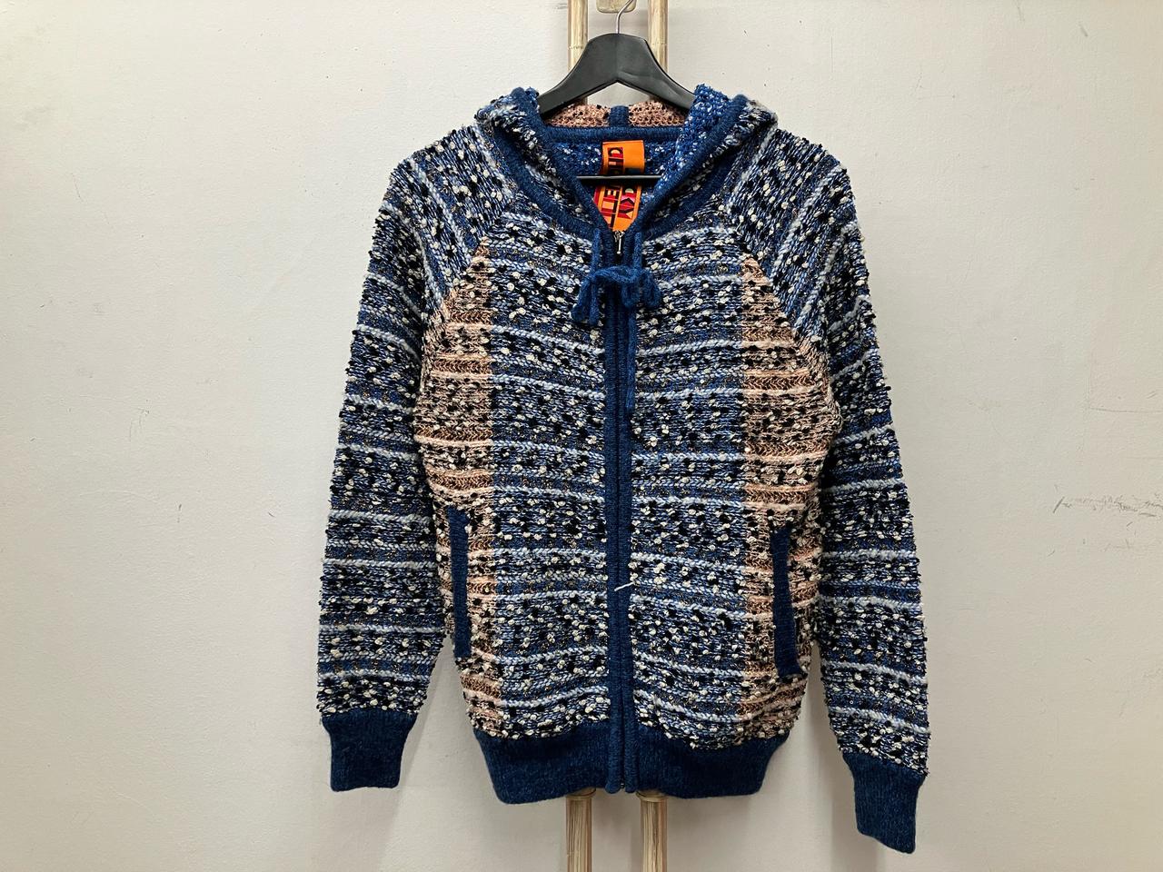 2 럭키슈에뜨(LUCKY CHOUETTE) 니트 후드집업 F