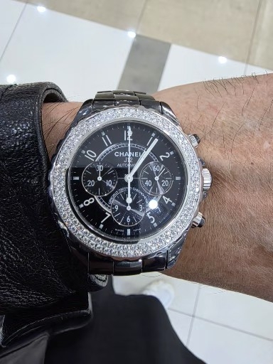 샤넬 크로노 다이아 시계 정품