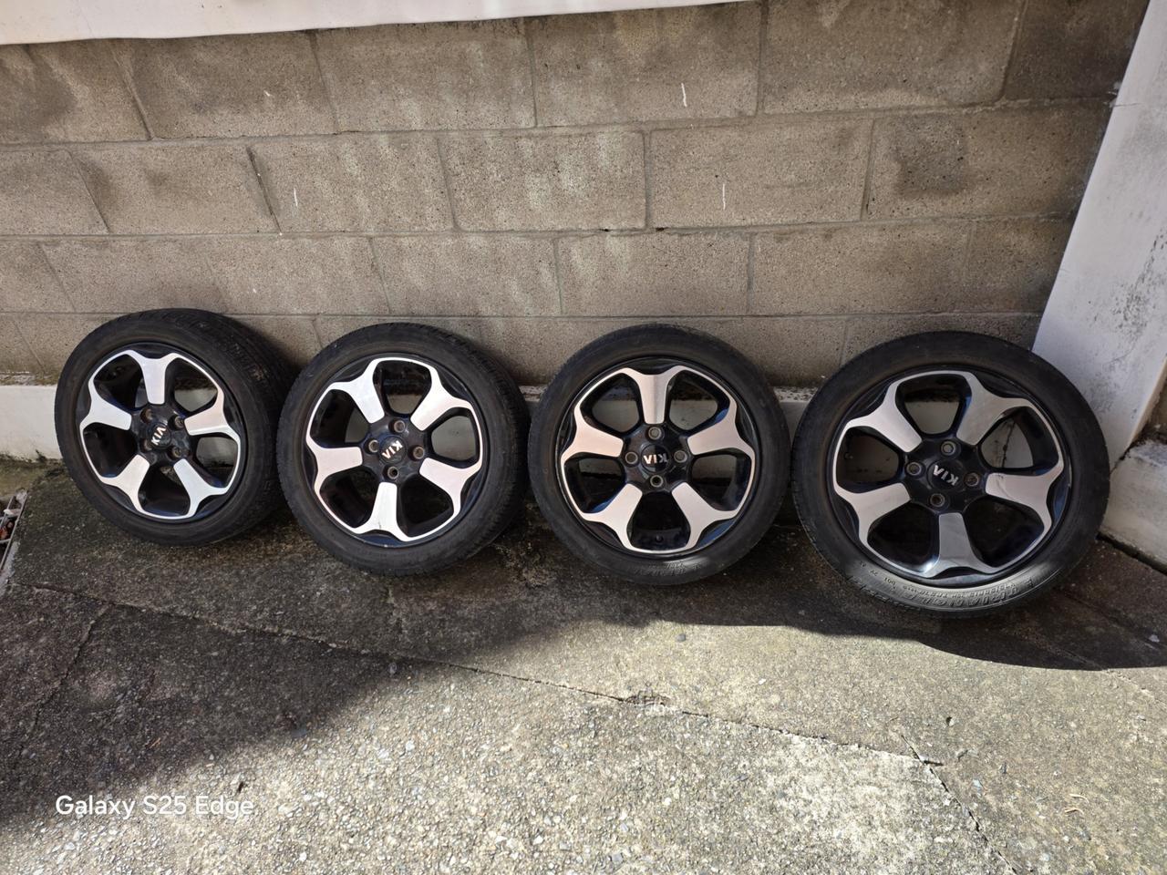 경북 구미 15인치 경차 레이 모닝 스파크 순정휠 타이어 팝니다