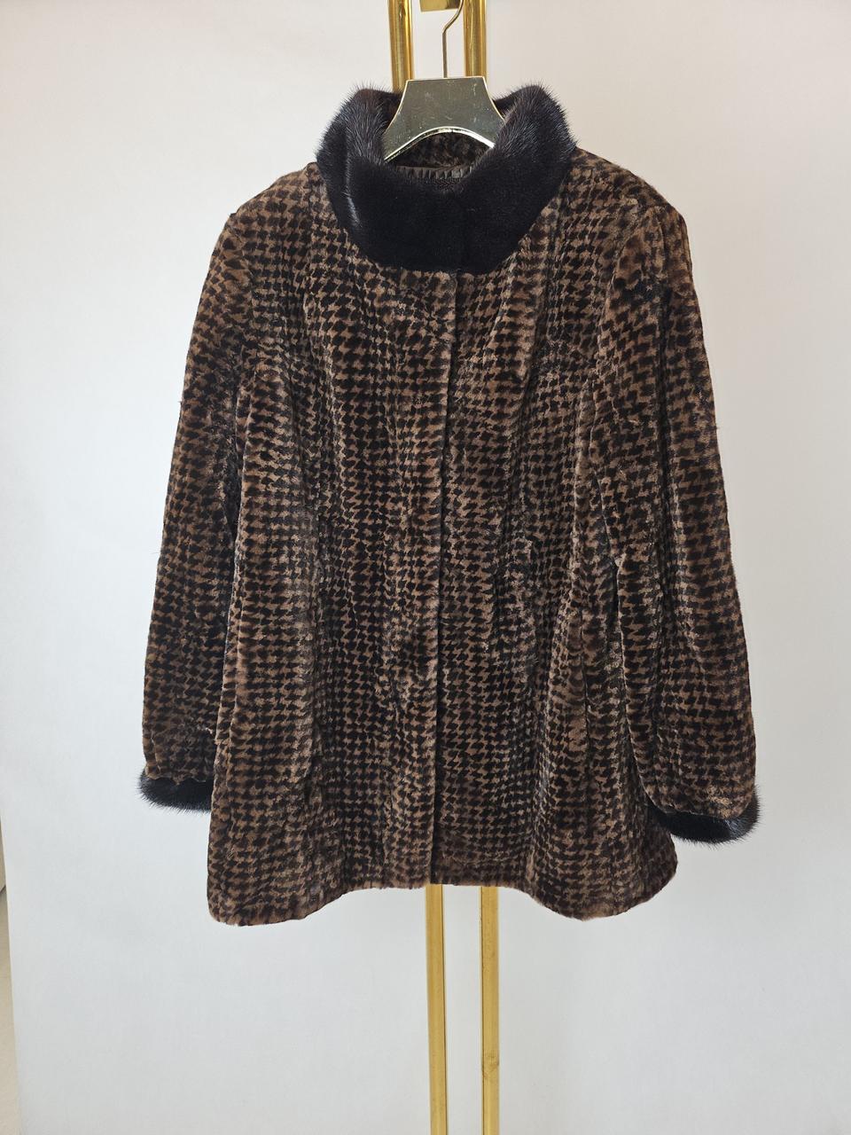 상태최상! DEMIAN 데미안 깎은하프밍크/쉬어드밍크