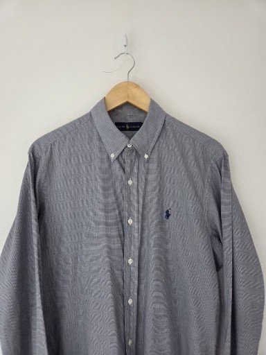폴로랄프로렌 그레이 잔체크 셔츠(105사이즈)
