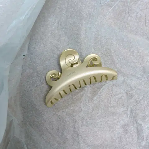 새제품 merrma 헤어클립 샌드