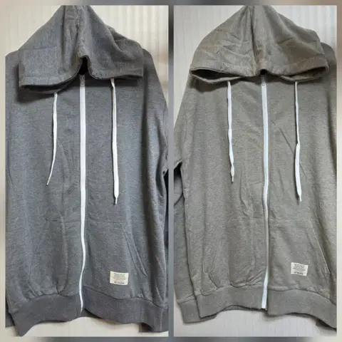 새상품 얇은쭈리 후드집업 2벌 일괄