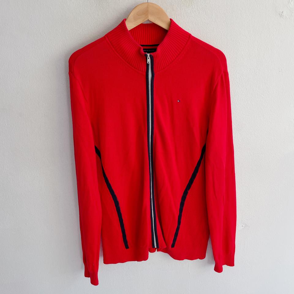 남성2XL) 타미힐피거 니트집업