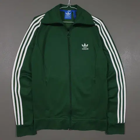100) 아디다스 대장급 유로파 파이어버드 딥그린 트랙탑 져지 자켓