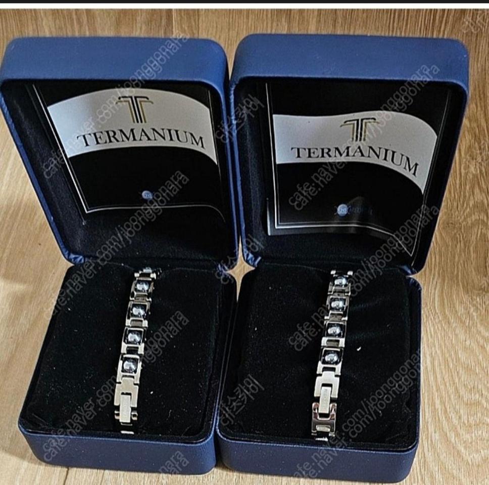 정품)테라헤르츠티티늄팔찌 2개일괄판매신제품미개봉