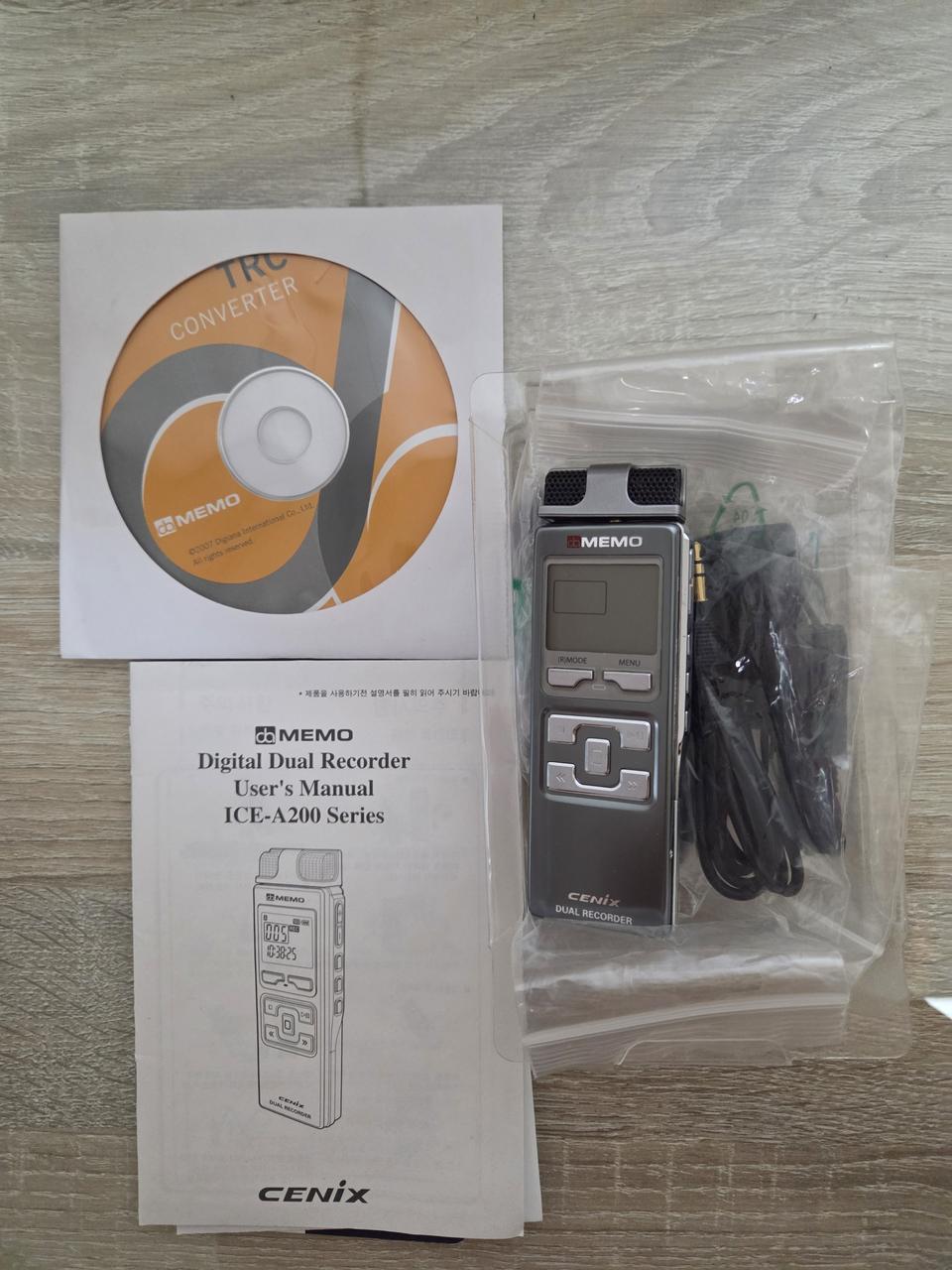 뜯지도 않은MEMO CENIX ICE-A200 Series 디지털녹음기