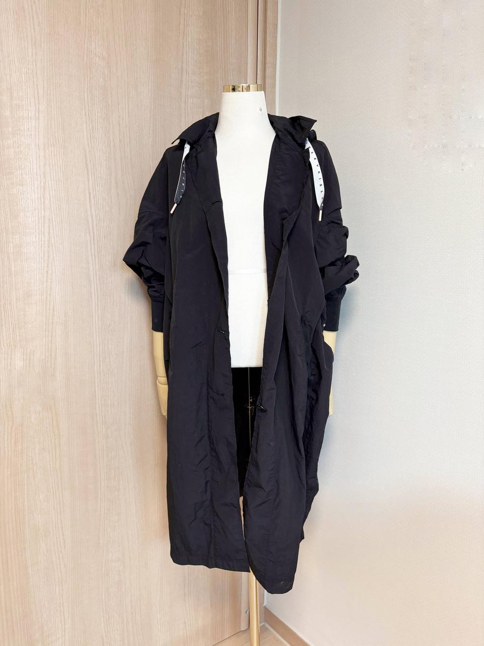 시슬리 나일론 바스락 후드점퍼