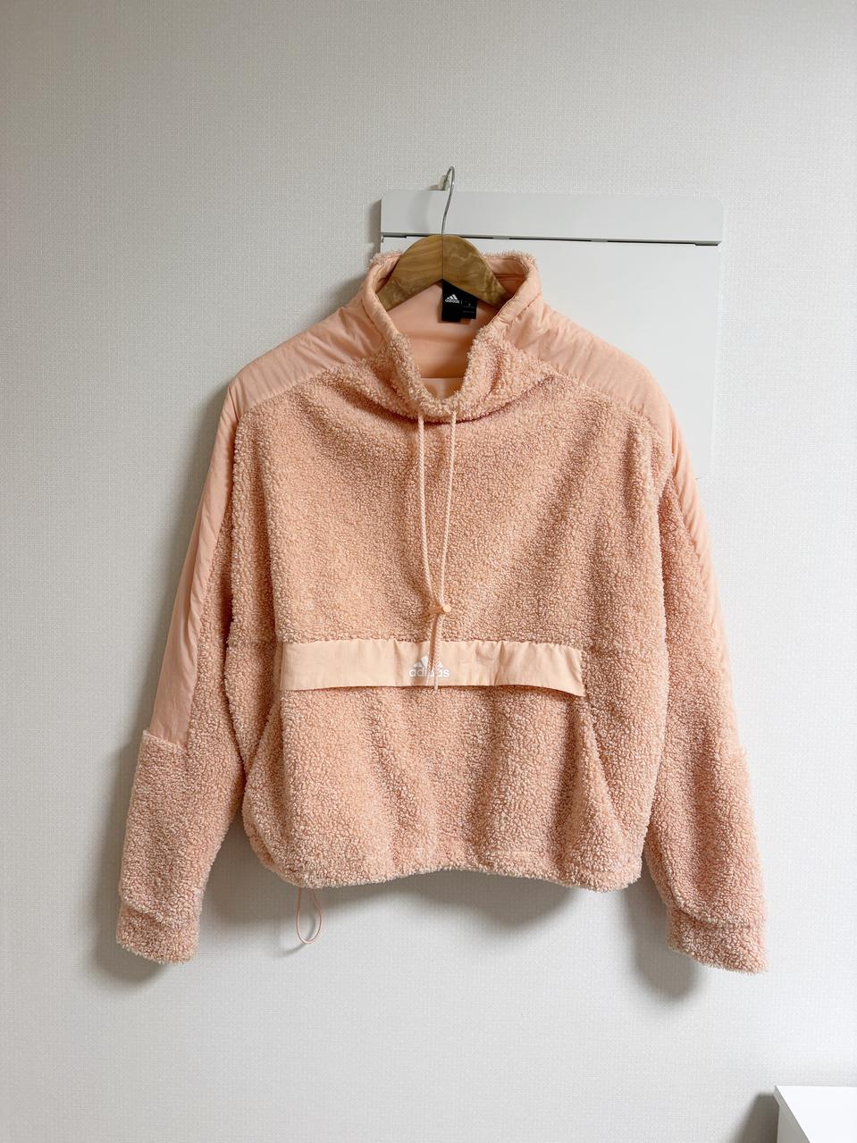 아디다스 플리스 아노락